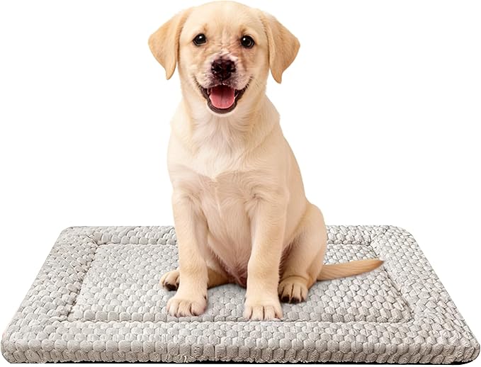 Dog Bed Mat - Reversible Dog Crate Bed Mats, Soft & Breathable Kennel Pad, Durable Crate Bed for Small Medium Large Dogs & Cats