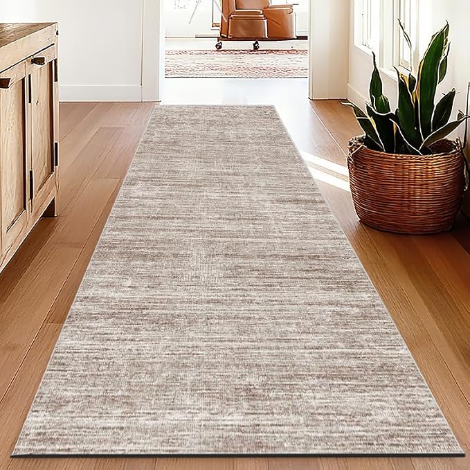 2x5 Washable Runner Rugs，Modern Abstract Rug Runner, Ultra-Thin Kitchen Runner