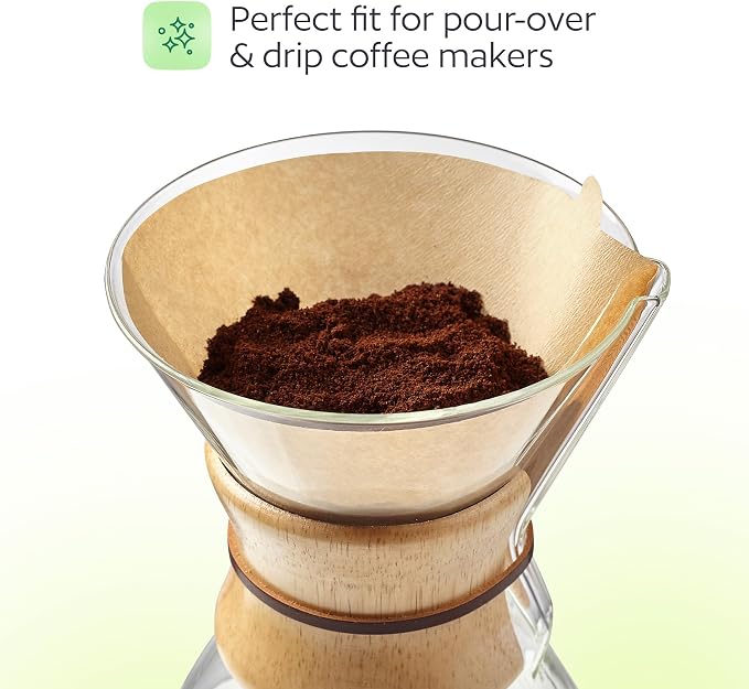 200 Count #4 Unbleached Paper Coffee Filters