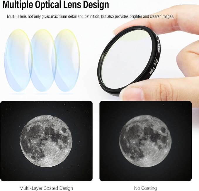 Astromania Deluxe Telescope LRGB 2 Inch Filter Set
