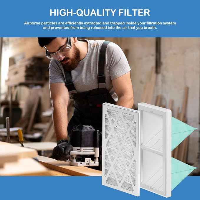 1 Micron Inner Filter and 5-Micron Outer Air Filter Replacement Compatible
