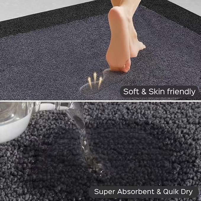Machine Washable Kitchen Rug 32" x 84", Non Slip Kitchen Mat