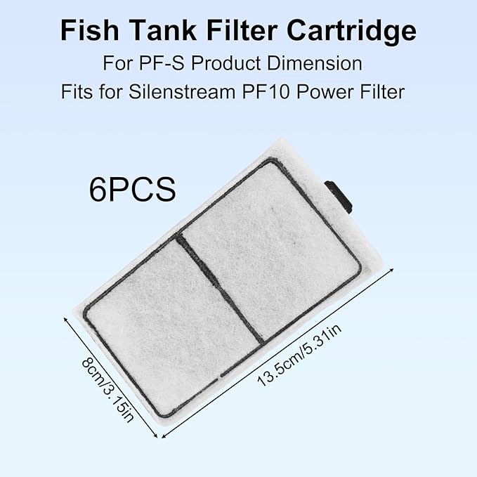 6pcs Carbon Filter Cartridges Compatible