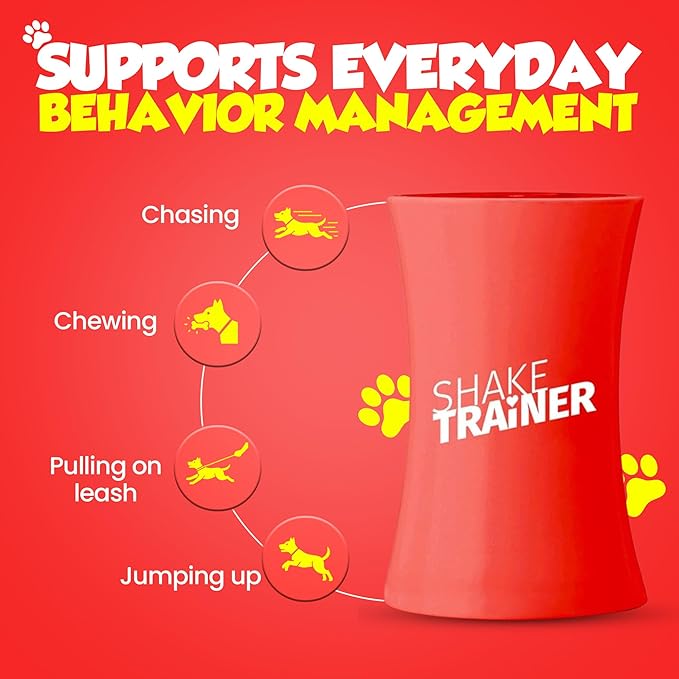 ShakeTrainer - The Original Humane Dog Training Kit with Instructional Video, Dog Training & Behavior Kit for Barking, Jumping & All Bad Habits Without Shocking or Spraying, Easy to Use, Made in USA