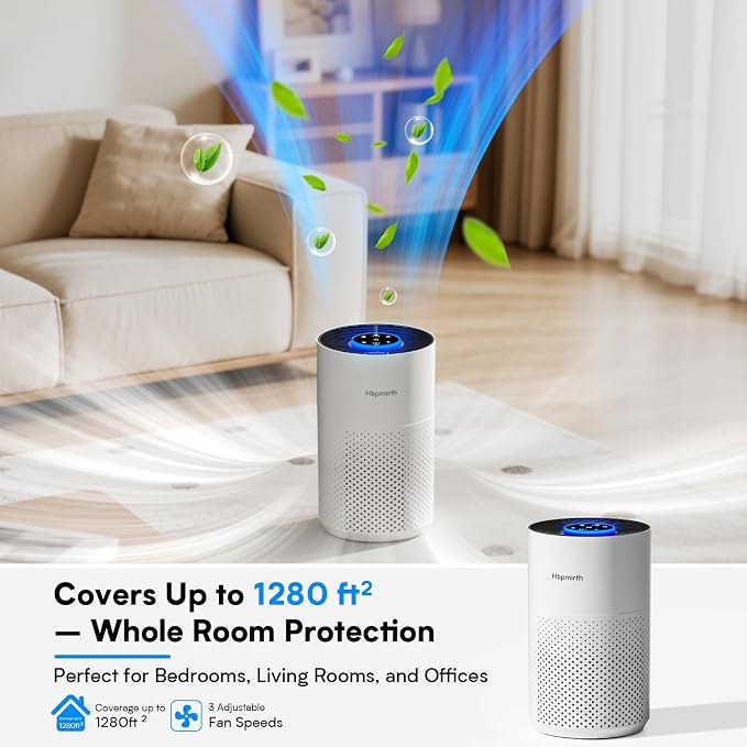 Upgraded Air Purifiers for Bedroom & Home