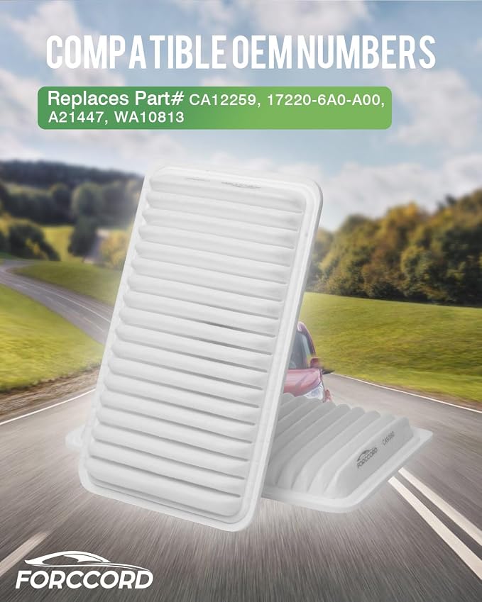2-Pack CA9360 Engine Air Filter Fits