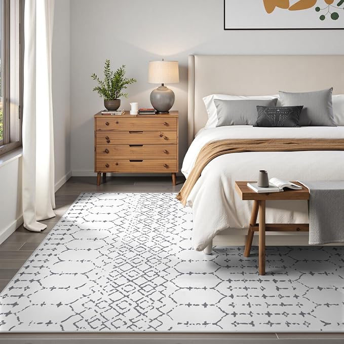 Lahome Moroccan 9x12 Washable Area Rug