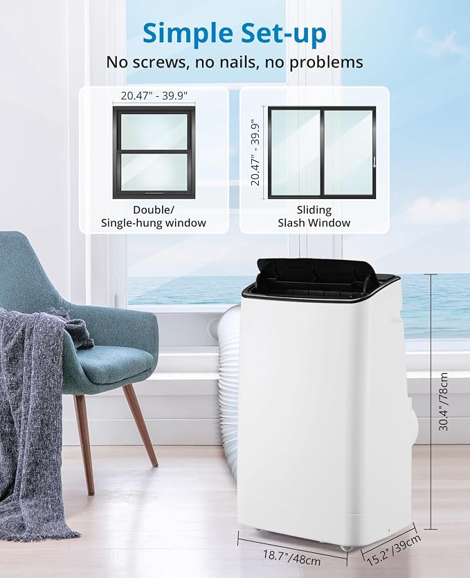 14, 000 BTUs Portable Air Conditioner