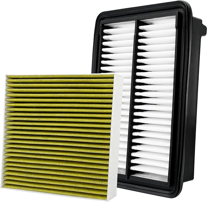 2PCS Cabin Engine Air Filter Kits Fits
