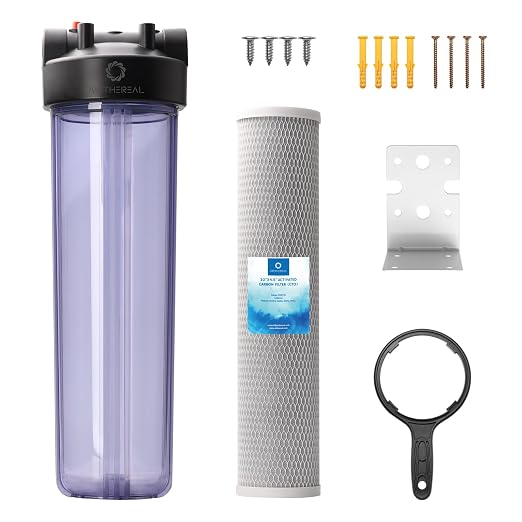 Airthereal Whole House Water Filter Housing, Sediment Filter