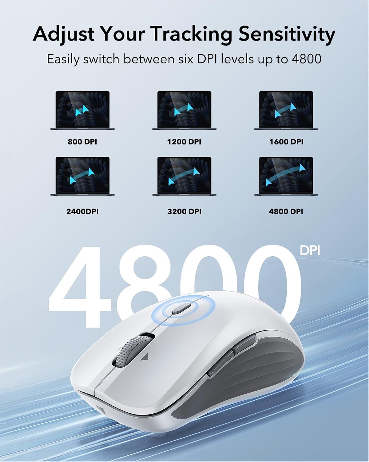 ESR MagMouse Snap-to-Carry Bluetooth Mouse, Wireless Mouse for Laptop