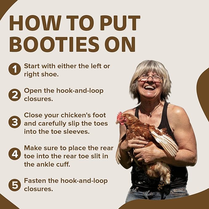 Chicken Shoes for Injured Feet – Protective Neoprene Footwear for Chicken, Open-Toe Design for Bumblefoot Relief, Made in USA - Standard, 3" Max. Inside Width, Leopard
