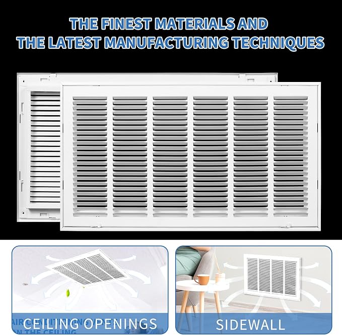 30x20 Return Air Grille, Return Air Vent Cover