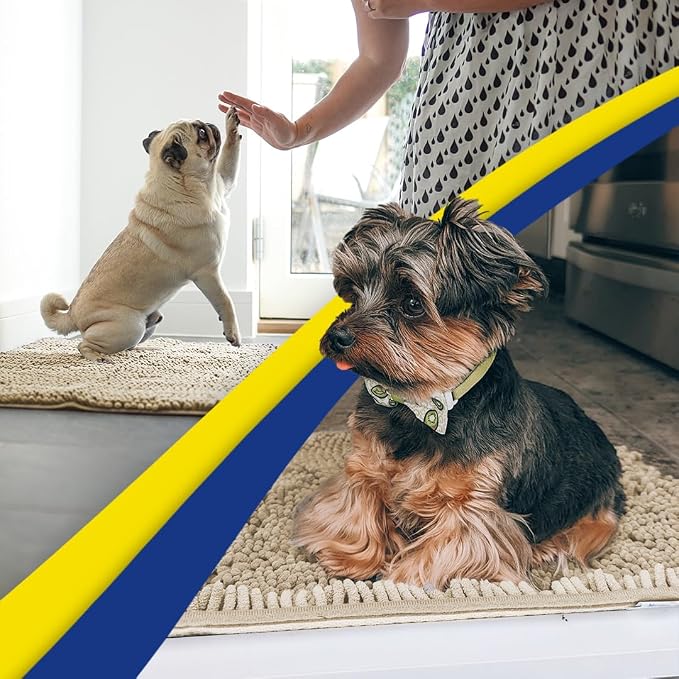 Muddy Mat® | Super Absorbent Door Mat Indoor, Microfiber Quick Dry Chenille