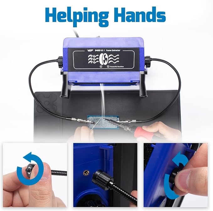 WEP 948DQ-I Fume Extractor Tool