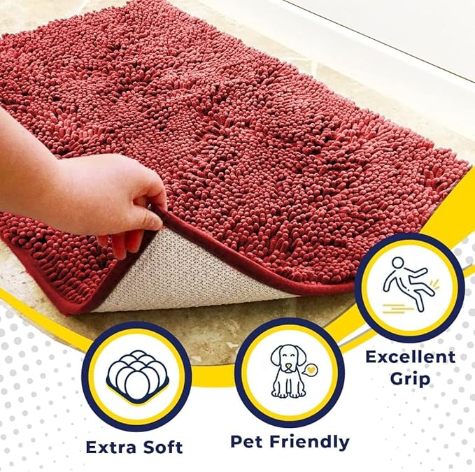 Muddy Mat® | Super Water Absorbent Door Mat Indoor, Microfiber Quick Dry
