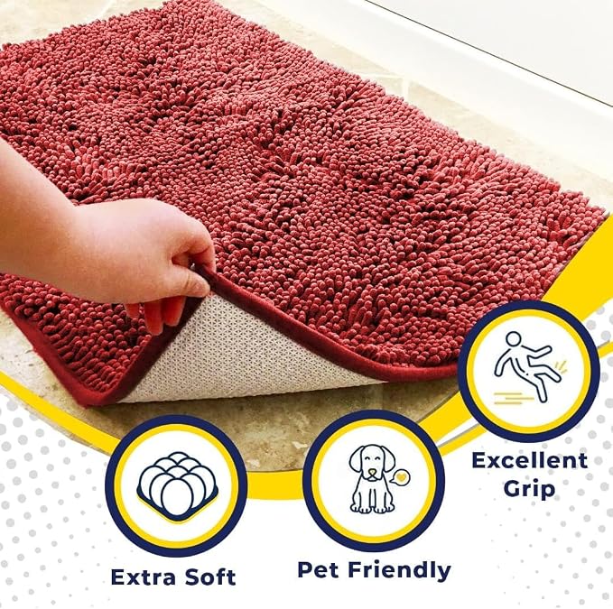 Muddy Mat® | Super Water Absorbent Door Mat Indoor, Microfiber Quick Dry