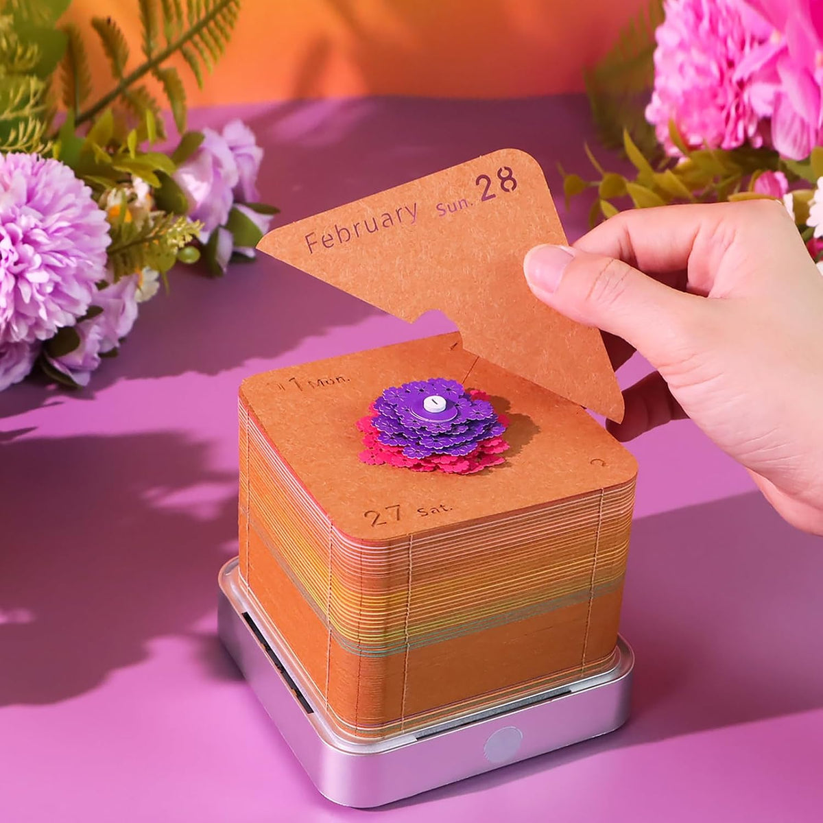3D Memo Pad Time Piece Calendar 2027, 3D Clendar 2027
