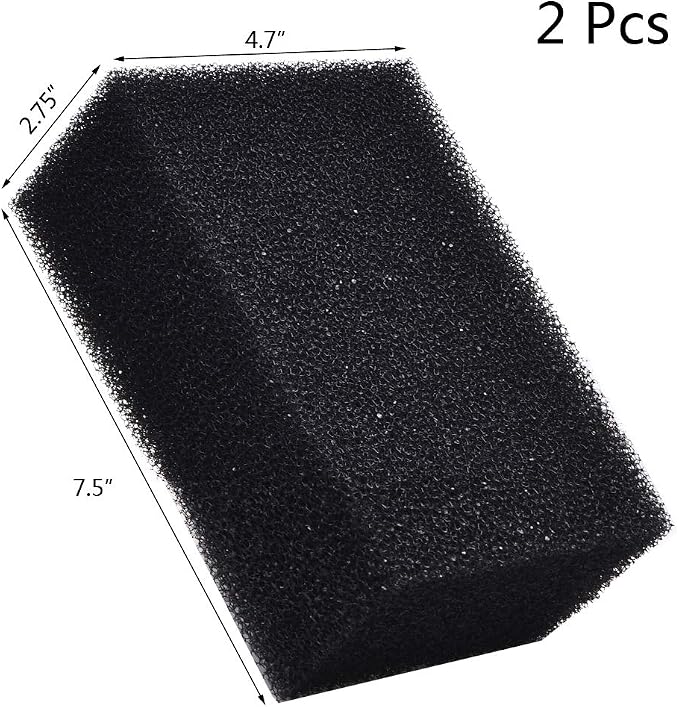 Hipanda Filter Foam Sponges, Bio Sponge Filter Media Pad, Cut-to-Size Foam