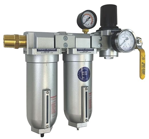 1/2" NPT Industrial Moisture Removing Particulate Filter Water Separator and Oil