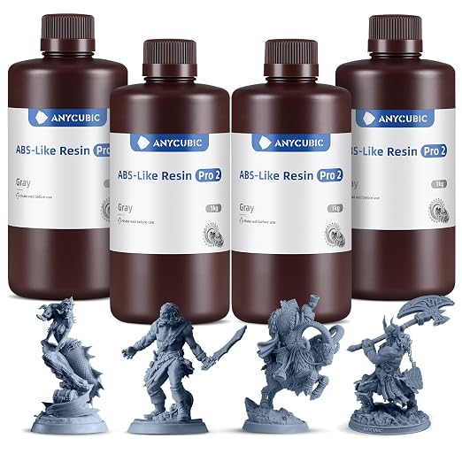 ANYCUBIC ABS-Like Resin Pro 2 Bundle, Upgraded 8K 3D Printer Resin