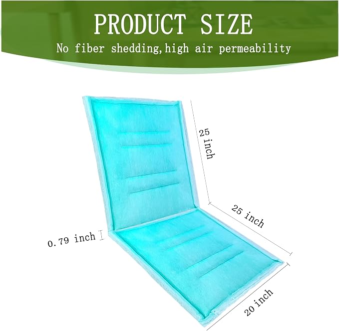 AUC Paint Booth Tacky Intake Filter Pad Series 55