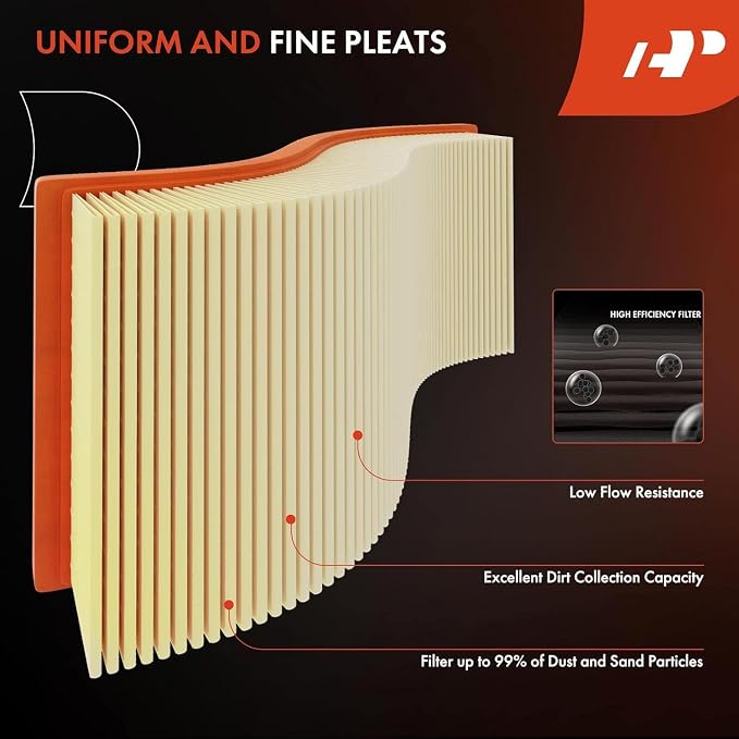 A-Premium Front Engine Air Filter Compatible