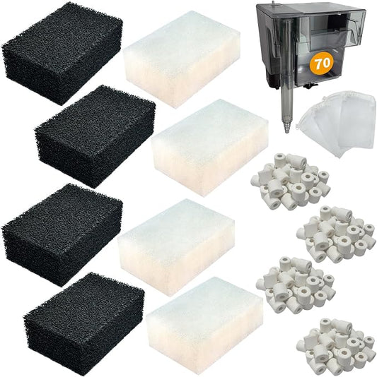 4 Set of Three-Stage Filtration Tank Filter Maintenance Kit, Replacement