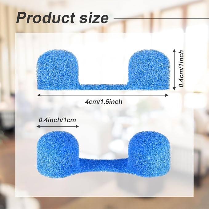 Tondiamo 100 Pieces Nose Plug Filter Disposable Nose Filter Sponge
