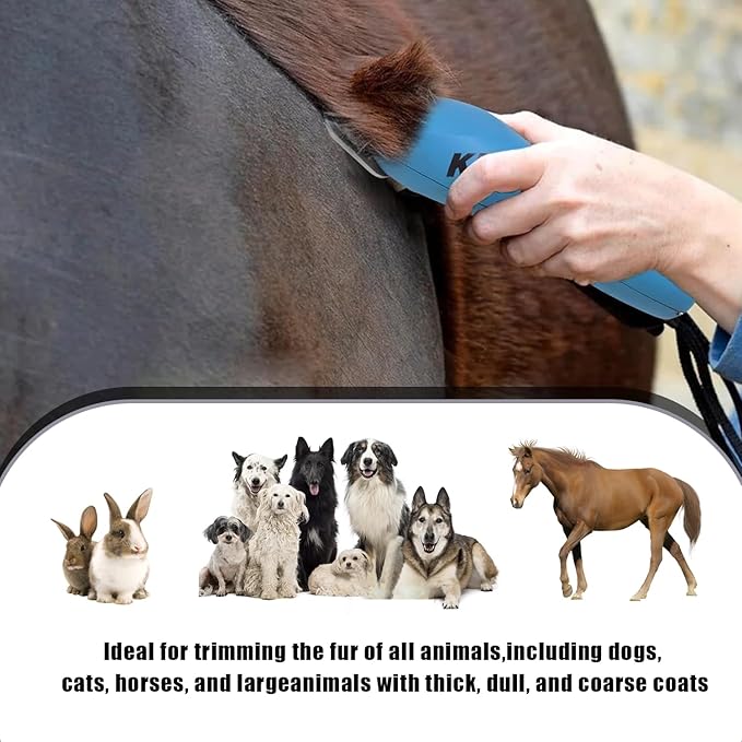 2PCS 7FW Wide Blades for Dog Grooming Blades Compatible with Andis,Oster A5,Wahl km10 Dog Clippers,Size-#7FW, 1/8-Inch Cut Length (3.2mm)(2pcs #7FW)