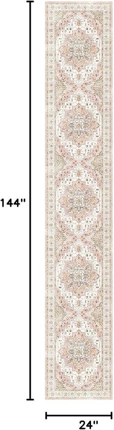 Madane Hallway Runner Rug 2x12, Extra Long Washable Runner Rugs