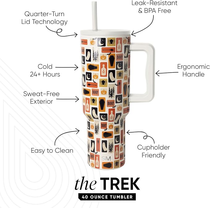 Simple Modern Halloween Tumbler