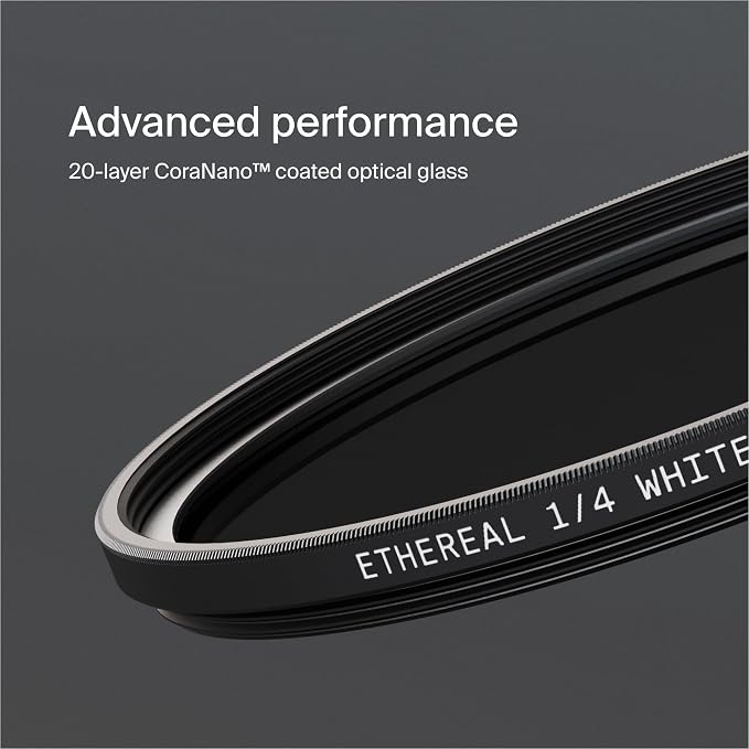 Urth 77mm Ethereal White Mist ¼ Diffusion Lens Filter