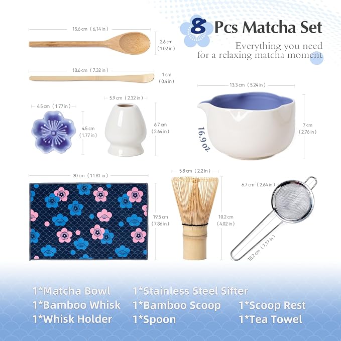 Matcha Set, Sifter and other Matcha Tools