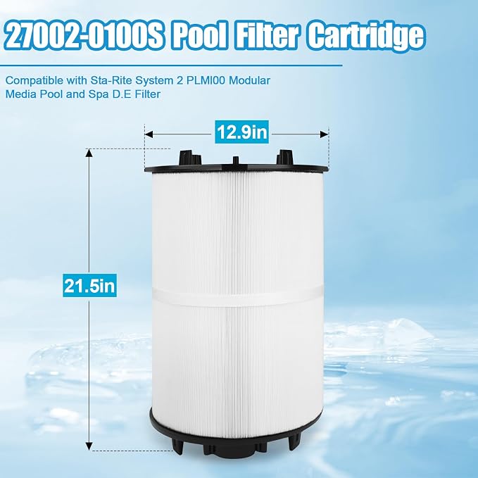 27002-0100S Pool Fliter Cartridges Replacement Compatible