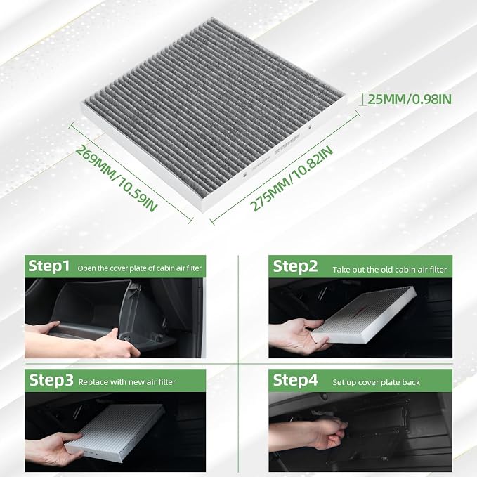 P609422 Cabin Air Filter With Activated Carbon Compatible with FREIGHTLINER