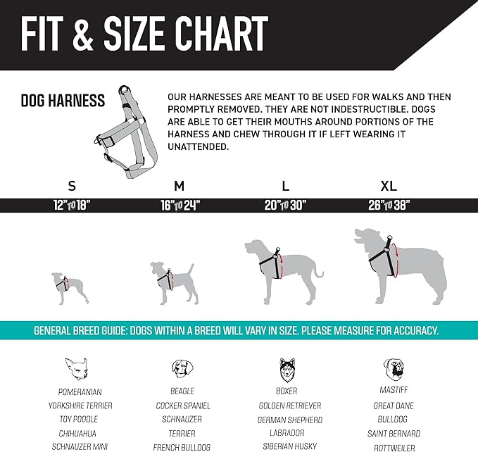 Wolfgang Heavy Duty Adjustable Dog Harness, Pull-Tested for Walking & Training, WesternSky Print, Small