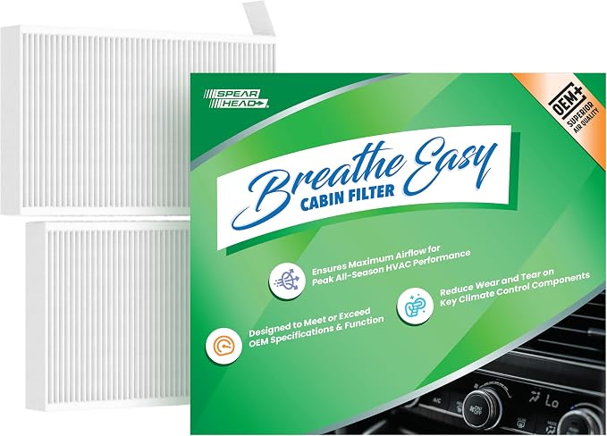 Spearhead OEM+ Particulate Breathe Easy Cabin Filter | Fits 2017-25 Model 3