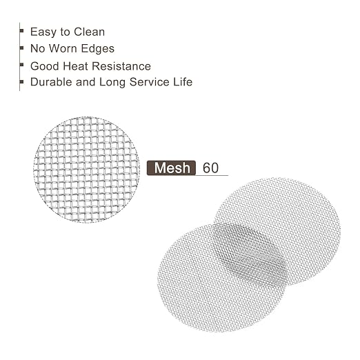 MECCANIXITY Pipe Screen Stainless Steel Screens, 1 Inch Diameter