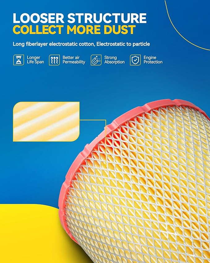 PHILTOP Engine Air Filter, CA9269 Compatible