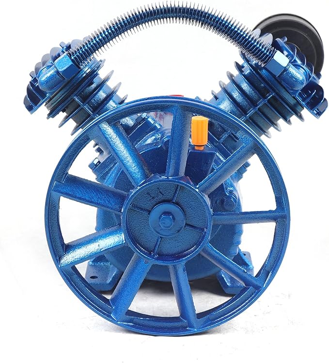 Air Compressor Pump Head 3Hp 175PSI 2-Cylinder Air Compressor Pump Pneumatic