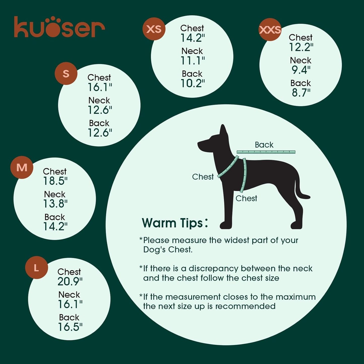 Kuoser Dog Fleece Vest,Warm Plaid Dog Sweater with Leash Hole,Soft Turtleneck Winter Pet Jacket Dogs Coat Pullover Clothes for Small Medium Dogs Cats,Spring Fall Cold Weather Christmas Outfit,Red S