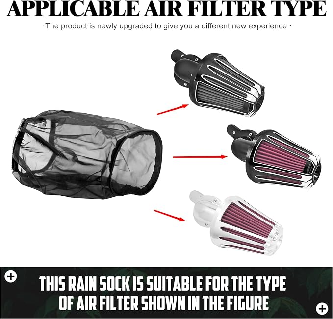 Air Cleaner Rain Socker Filter Waterproof Protective Cover Fit