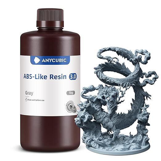 ANYCUBIC ABS-Like Resin 3.0, Upgraded 14K 3D Printer Resin