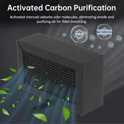 2Pcs 3D Printer Activated Carbon Air Filter Cartridge Fit