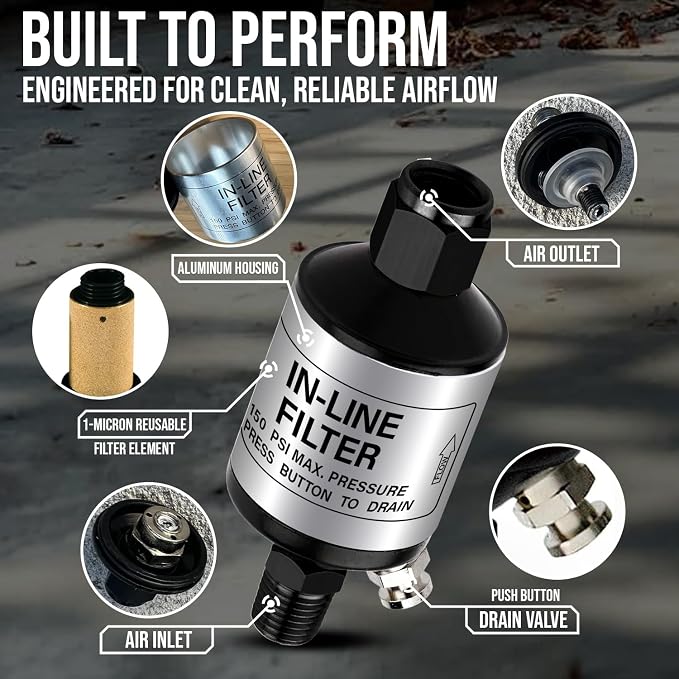LE LEMATEC Air Compressor Water Separator