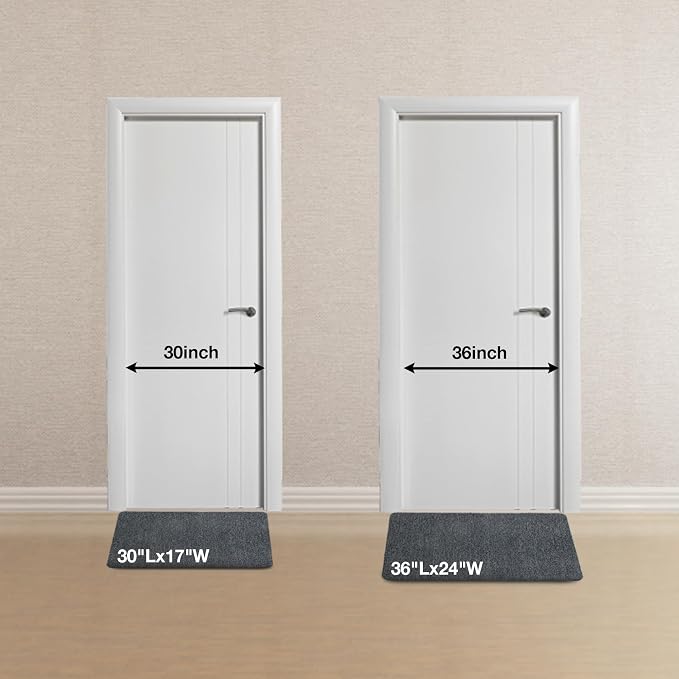 Doormats Outdoor and Indoor Ultra Thin Design, Strong Stain-Resistant Entryway