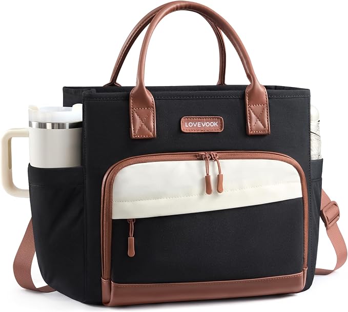 LOVEVOOK Lunch Box for Women, Adult Lunch Bag for Work