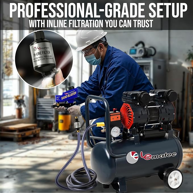 LE LEMATEC Air Compressor Water Separator