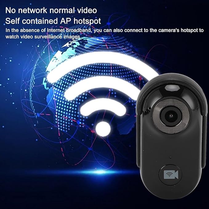1080p Hd Cat Camera Collar - 2.4g Wireless Pet Video Recorder, Wearable Action Camera with App for Dogs & Cats, Ideal for Outdoor Vlogging & Pet Monitoring Black